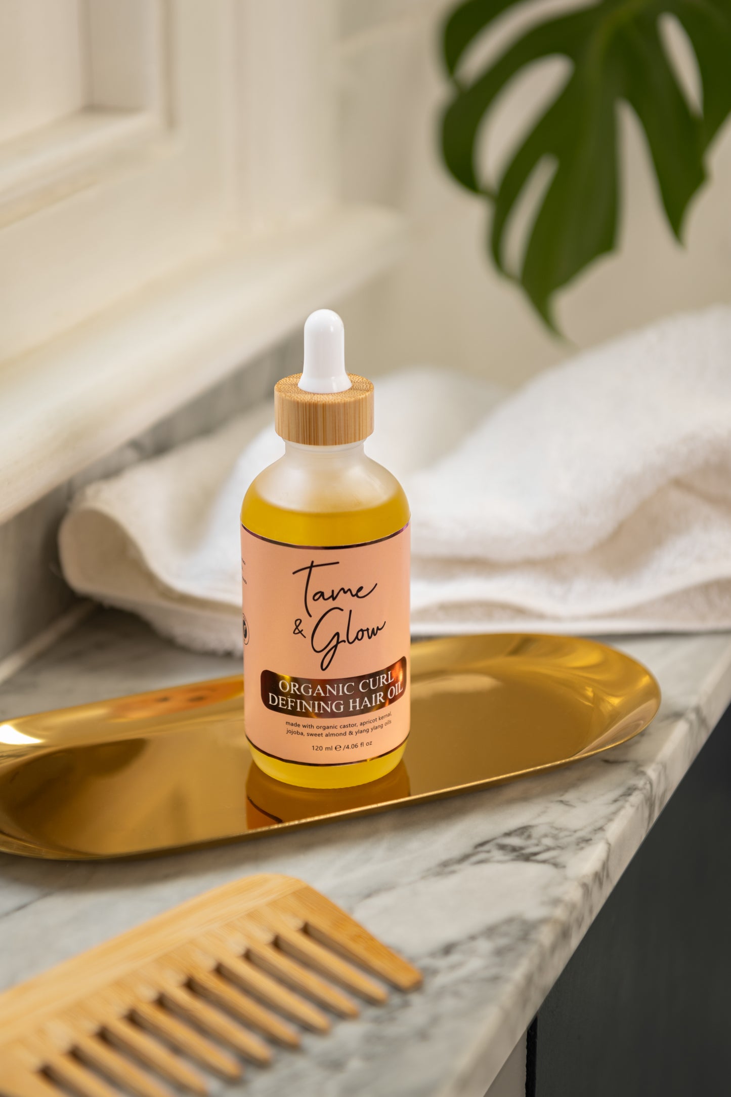 Organic Curl Defining Hair Oil