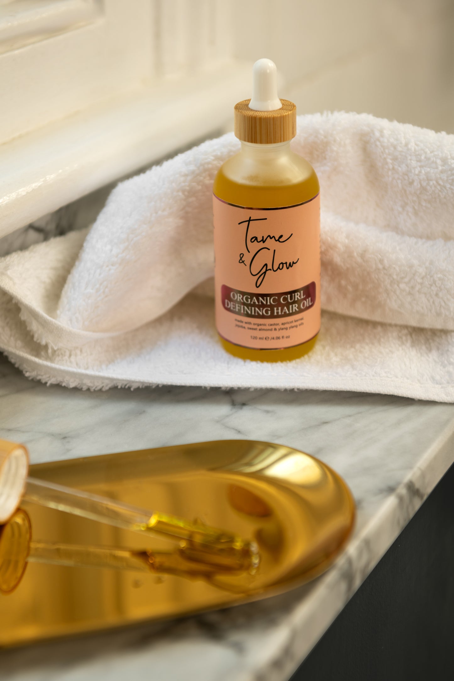 Organic Curl Defining Hair Oil